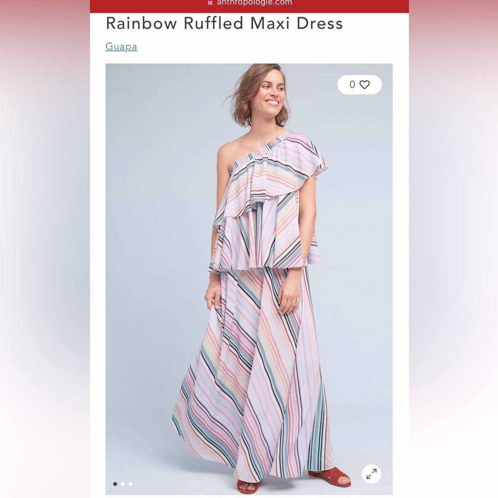 NWT Anthropologie Guapa rainbow 🌈 dress xsp